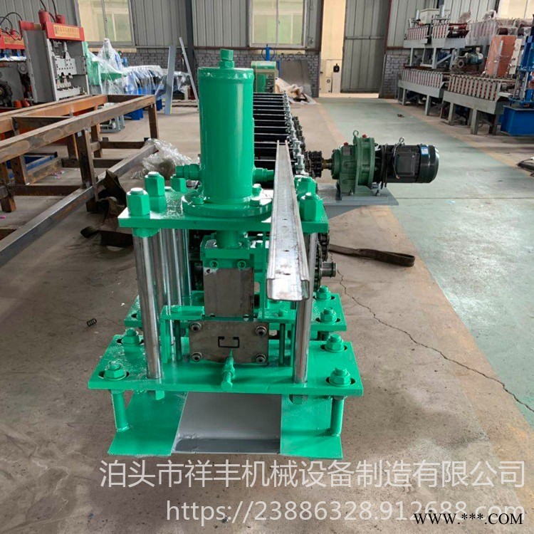 厂价供应 C型导槽机设备 全自动C型导槽机 全自动C型导轨导槽压型机 祥丰压瓦机