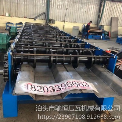 彩钢压瓦机 除尘箱板机 6mm厚钢板压瓦机 环保压型机设备驰恒机械均可生产彩钢瓦设备
