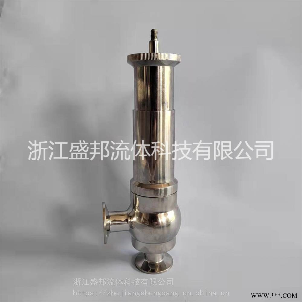 卫生级安全阀 食品级安全阀 食品级卡箍式快装安全阀图1