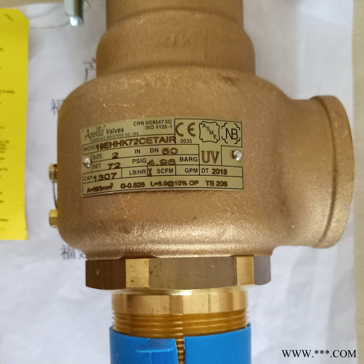APOLLO阿波罗安全阀19-EHHK-72CETA1R DN50图1