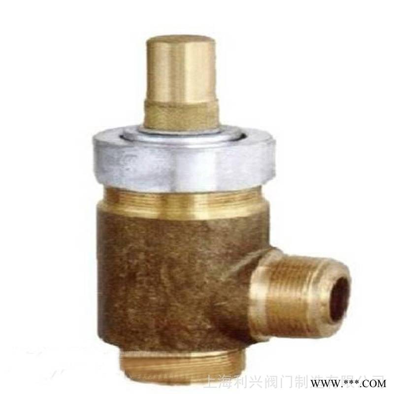 上海利兴阀门 CB907-1994 船用外螺纹青铜直角液体 安全阀图1