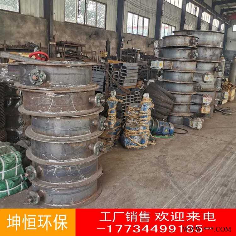 定做  通风蝶阀 除尘管道风量调节阀 电动通风蝶阀 不锈钢通风蝶阀 坤恒环保图1