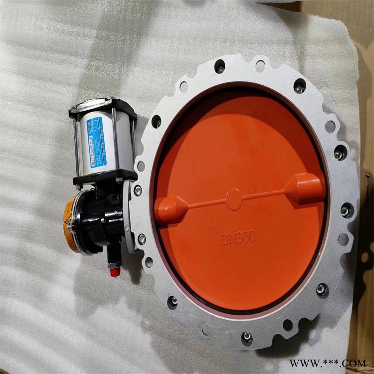 V2FS DN100双法兰蝴蝶阀、粉尘蝶阀/水泥蝶阀/粉体蝶阀图1