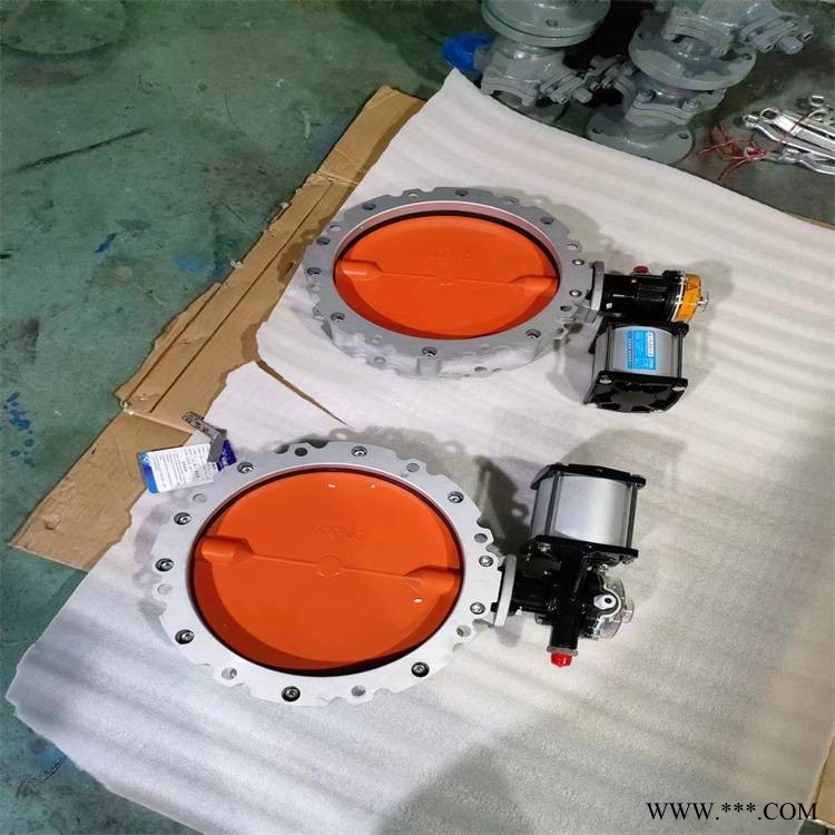 V2FS DN200手动蝶阀/气动蝶阀/气动粉末蝶阀-参数图1