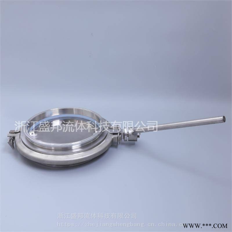 焊接粉体蝶阀/卡箍式快拆粉体蝶阀/卫生级粉体蝶阀图1