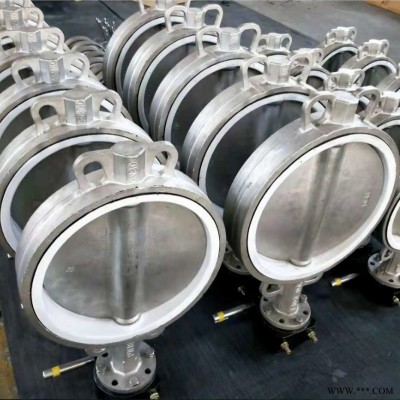 全不锈钢蝶阀 全不锈钢四氟对夹软密封蝶阀 涡轮全不锈钢对夹蝶阀