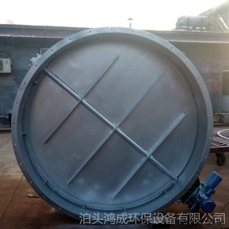 催化燃烧通风蝶阀 鸿成环保 通风蝶阀 除尘设备用风门 可定尺加工图1
