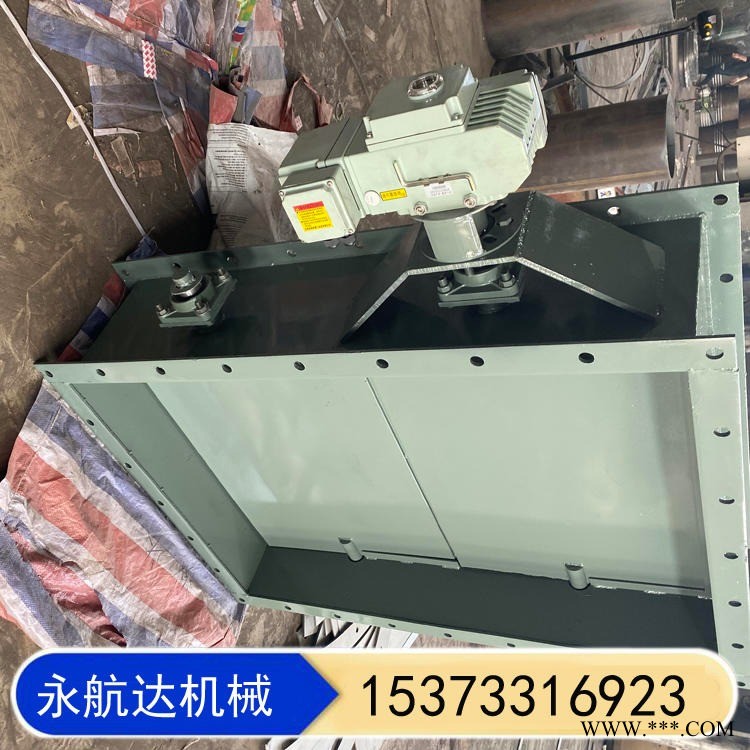 大口径气动通风蝶阀 永航达 矩形风门 圆形风门 通风蝶阀图1
