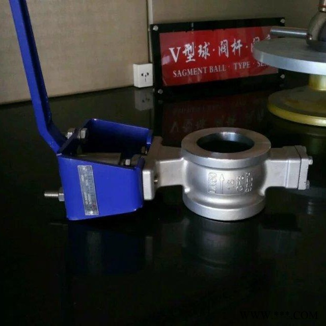 Q77FV型球阀标准尺寸-Q77Y手动对夹球阀-对夹V型球阀生产制作加工图1