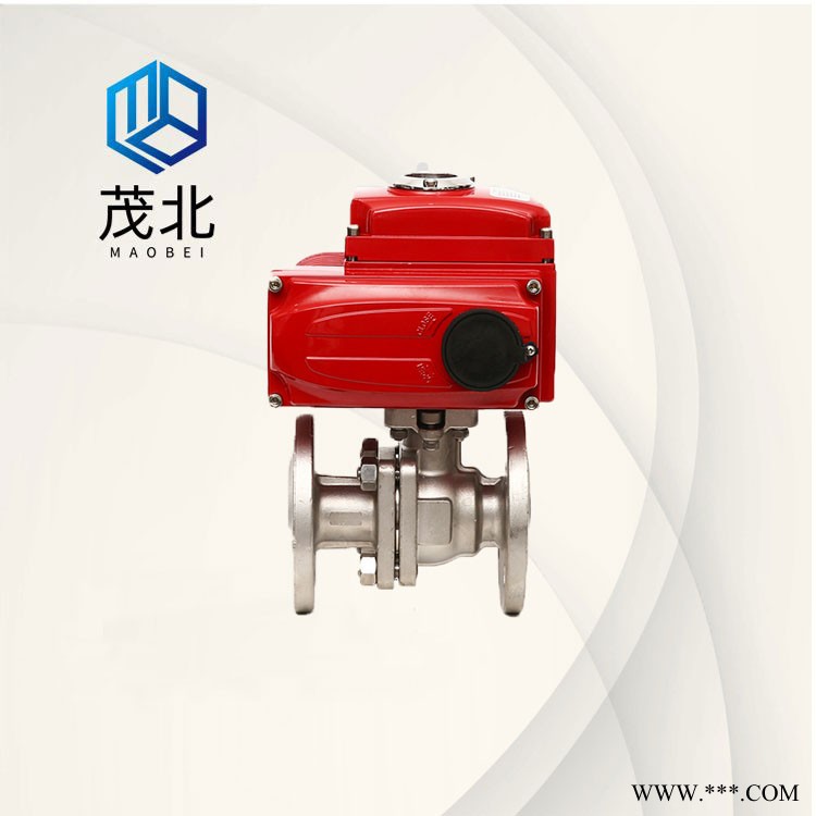 上海茂北/Maobei,电动焊接球阀Q961F,铸钢电动球阀,特材球阀定做图1