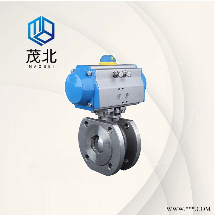 上海茂北/Maobei防爆气动衬氟球阀Q641F46气动高压球阀球阀厂家图1