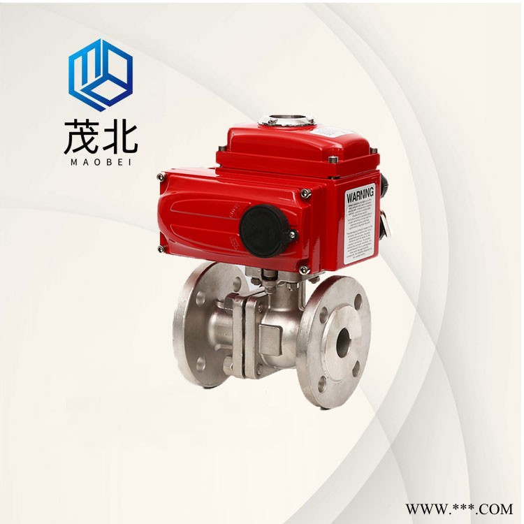 上海茂北/Maobei,电动衬氟球阀Q941F46,固定式球阀,特材球阀定做图1