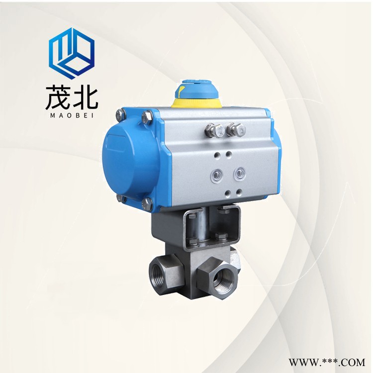 上海茂北/Maobei防爆气动焊接球阀Q661F气动调节球阀软密封球阀图1