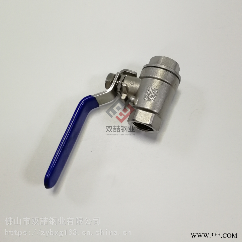 316L二片式球阀DN10丝扣球阀图1