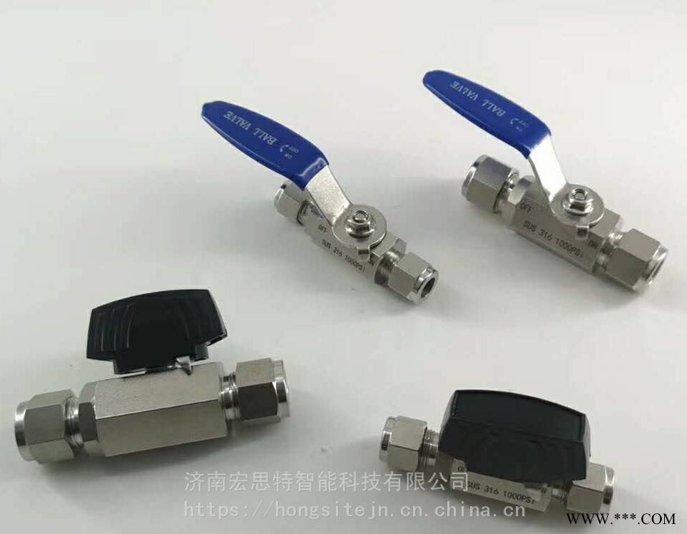 卡套高压球阀 CNG专用活接头高压球阀不锈钢高压HST图1