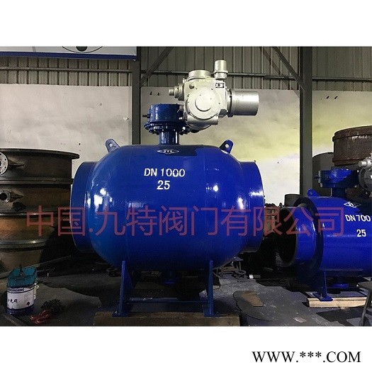 九特阀门供暖专用/供暖管道/热水管道电动全焊接球阀/固定球/全焊接球阀全通径Q961F/缩径Q967F/Q961F图1