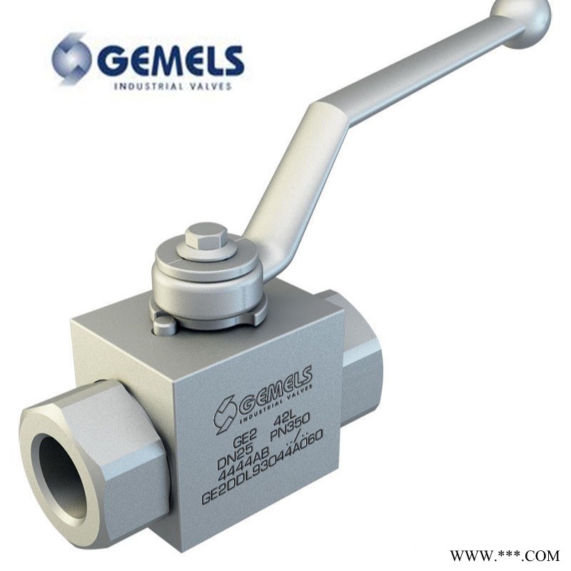 意大利进口盖姆斯Gemels高压球阀，GE1/GE2系列G1/2，G1/4，G3/8，G3/4PN500图1