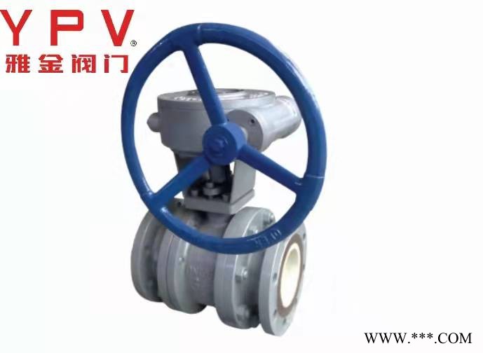 Q341TC-16p陶瓷球阀 雅金直供 蜗轮球阀图1