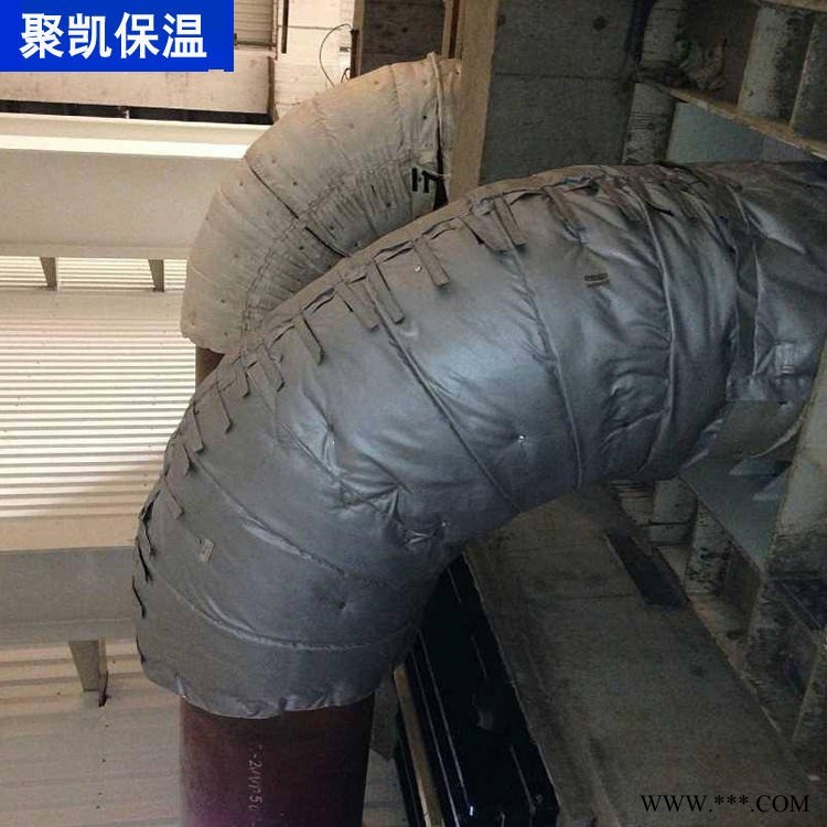 阀门保温套 球阀保温套 可拆卸设备保温套 聚凯 耐高温阀门保温套图1