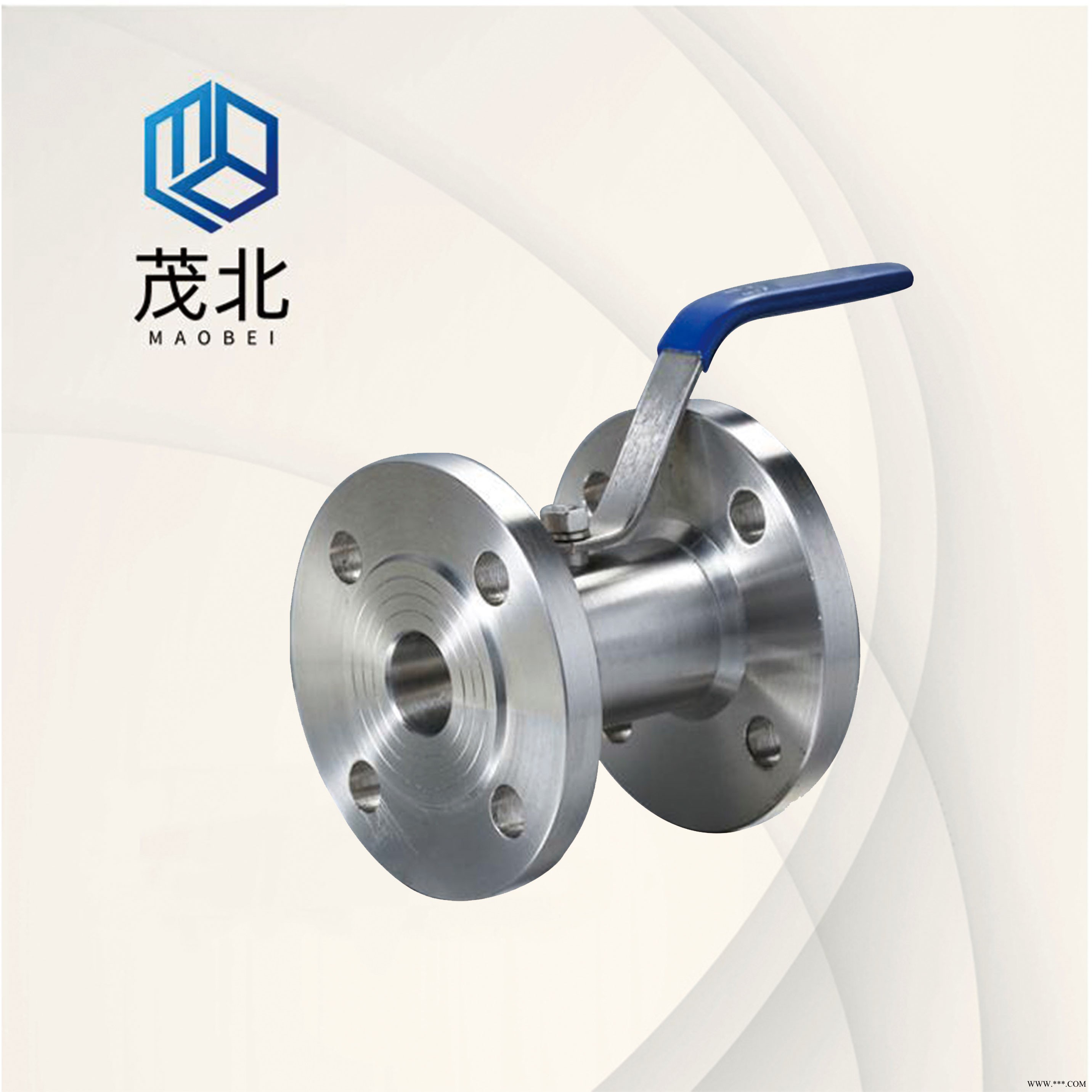 上海茂北/Maobei三通球阀Q44F,大口径球阀,硬密封球阀Q41W图1