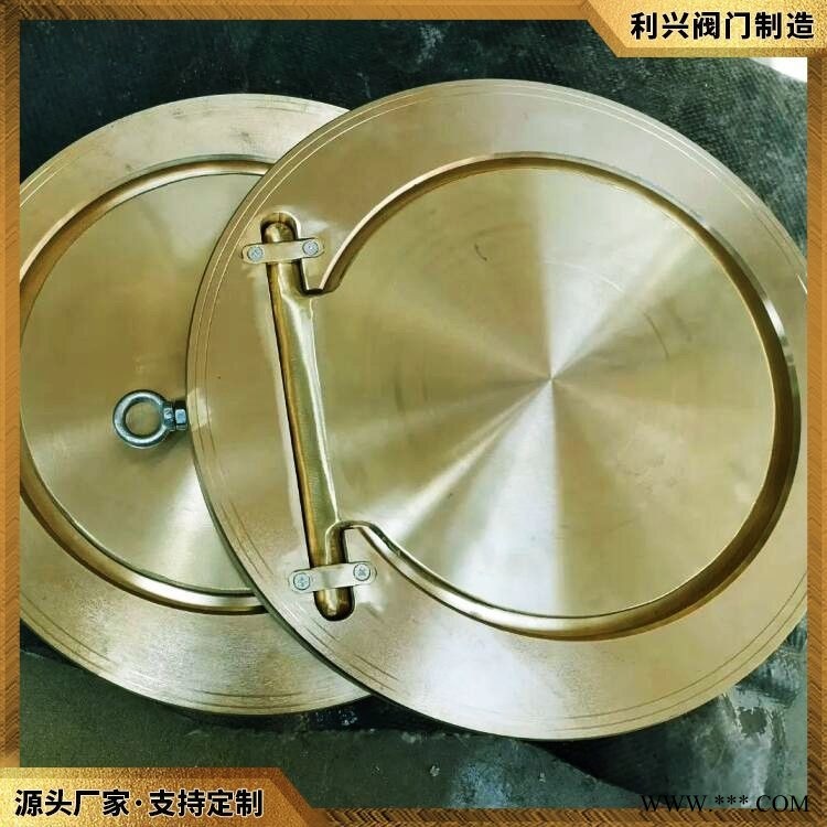 利兴 铜板式止回阀 船用止回阀 h74止回阀 厂家供应图1
