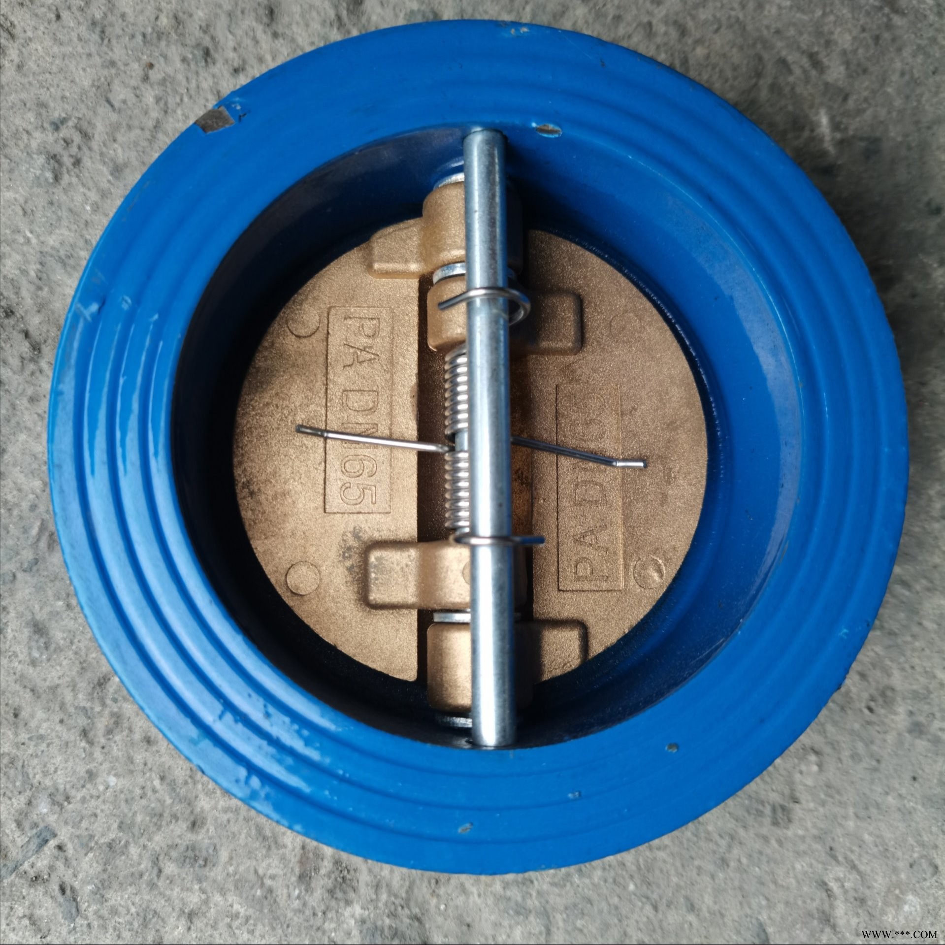 铸铁蝶式DH77X-16止回阀 橡胶瓣止回阀 单向阀逆止阀现货产品DN50 65 80
