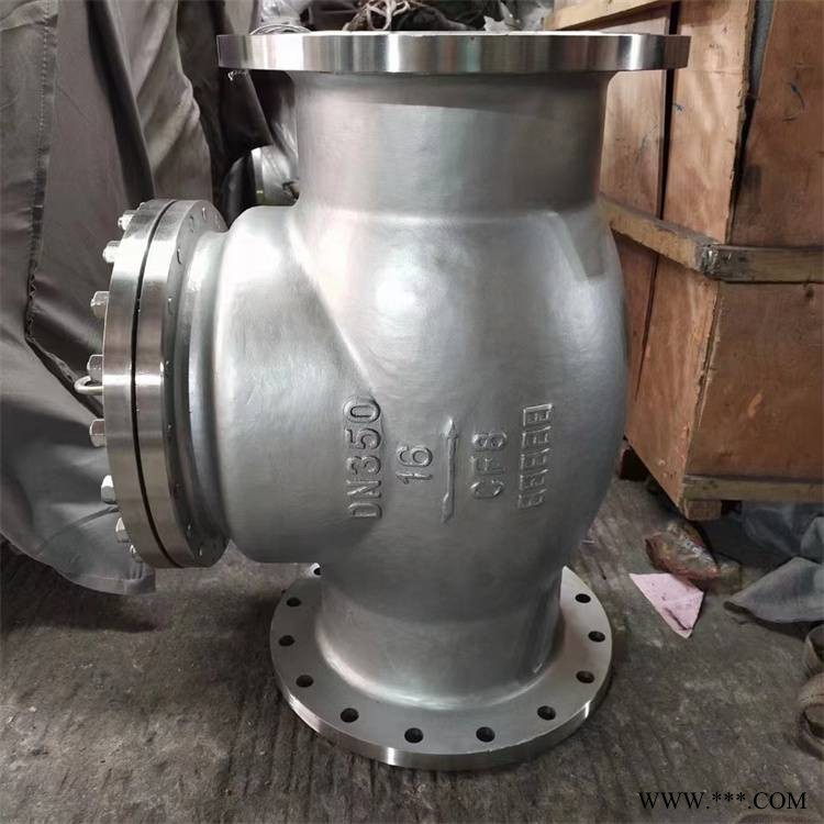 H44H-40C DN32 蒸汽止回阀 水管止回阀 旋启式法兰图1