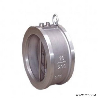 H77W-16PDN40不锈钢对夹式止回阀水蒸气管道专用对夹止回阀内蒙古阀门经销商