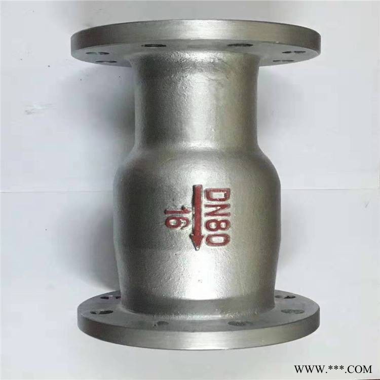 H42M-16CDN150铸钢静音式卧立两用止回阀蒸汽式法兰止回阀内江阀门经销商图1