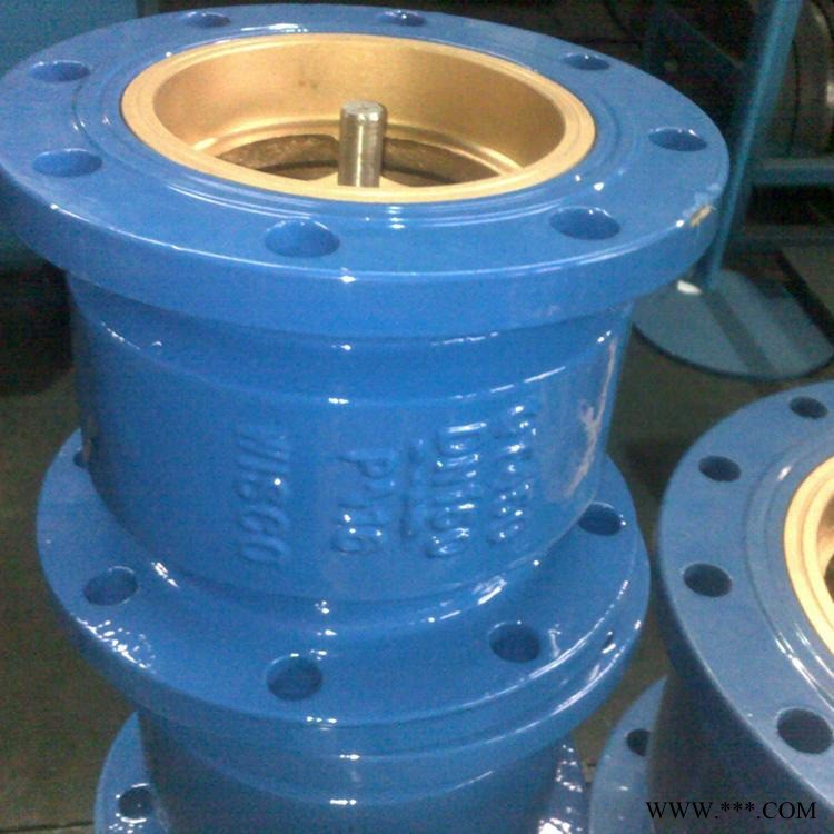 止回阀的选择 HC41X消声止回阀 法兰消声止回阀 致业阀门 现货供应图1