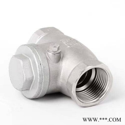 不锈钢内螺纹止回阀H14W-16P DN21/2‘’不锈钢内螺纹止回阀规格型号