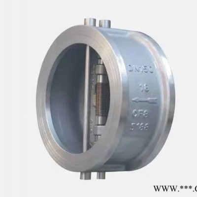 对夹双瓣式止回阀H76X DN700对夹双瓣式止回阀规格型号、结构尺寸