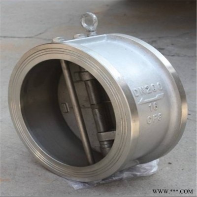 H77W-16PDN50蝶形304对夹止回阀国标蒸汽式对夹止回阀呼和浩特阀门经销商