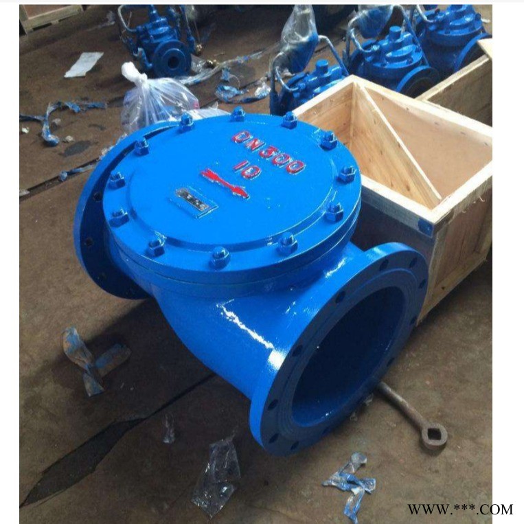 捷泰水力阀厂家 H44X橡胶瓣止回阀  H44X-16  DN150图1