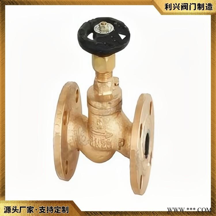 利兴 CBM1076-81手轮传动船用法兰式青铜海水截止止回阀图1