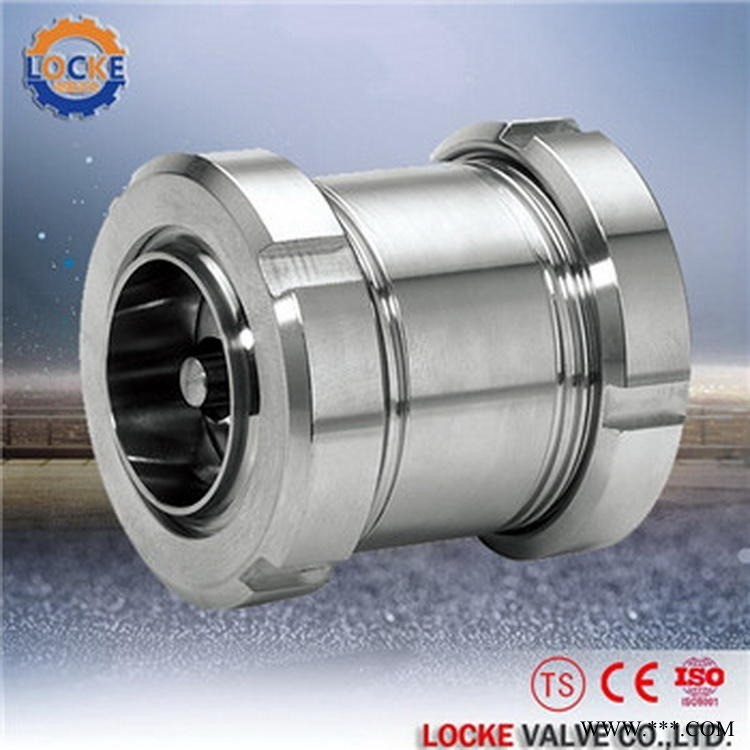 进口卫生级活接式止回阀|德国洛克品牌Locke图1