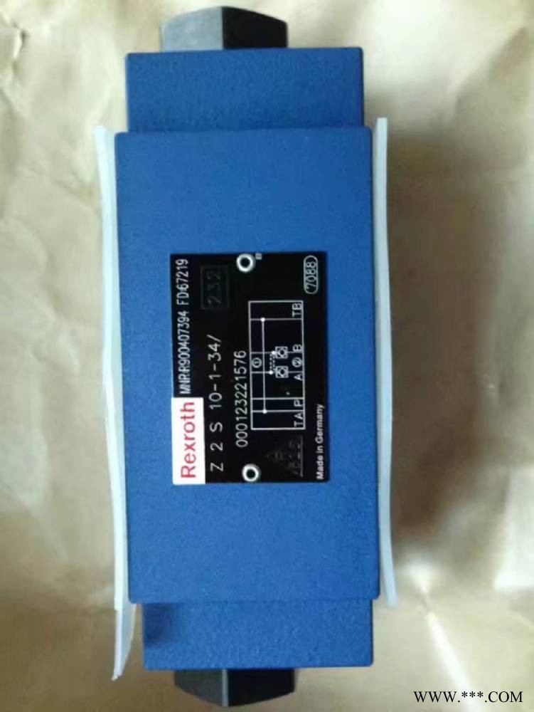 进口Rexroth力士乐叠加式液控单向阀R900347496 Z2S6-2-6X/止回阀德国原装全新图1
