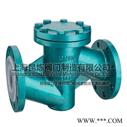 H41F46，H41F3升降式衬氟止回阀标准,厂家图1
