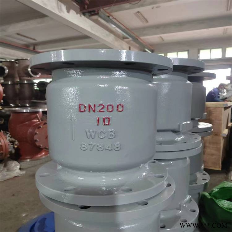 H42H-25P DN400 水泵蒸汽气体止回阀 弹簧单向阀-型号图1