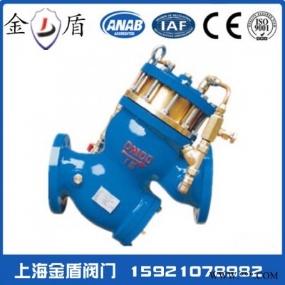 上海金盾 沪工 科科 富山阀门 YQ98004-16Q 过滤活塞式缓闭止回阀