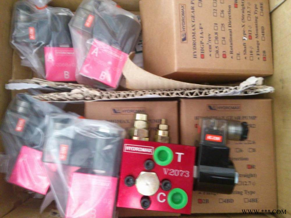 台湾新鸿HYDROMAX电磁阀止回阀V2074 AC220V图1