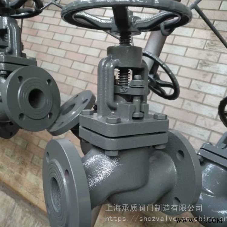 船用法兰铸钢截止阀/法兰铸钢截止止回阀GB/T584-2008图1