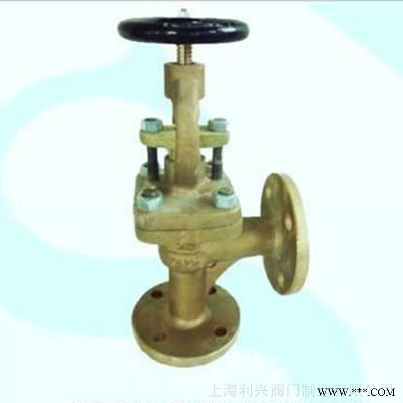利兴阀门 CBM1070-81手轮传动船用法兰青铜海水截止止回阀 厂家直供图1