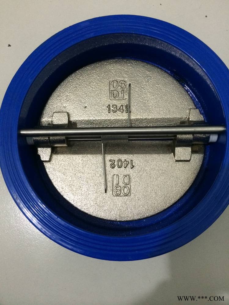 海水专用铜板对夹式蝶式止回阀PN16图1