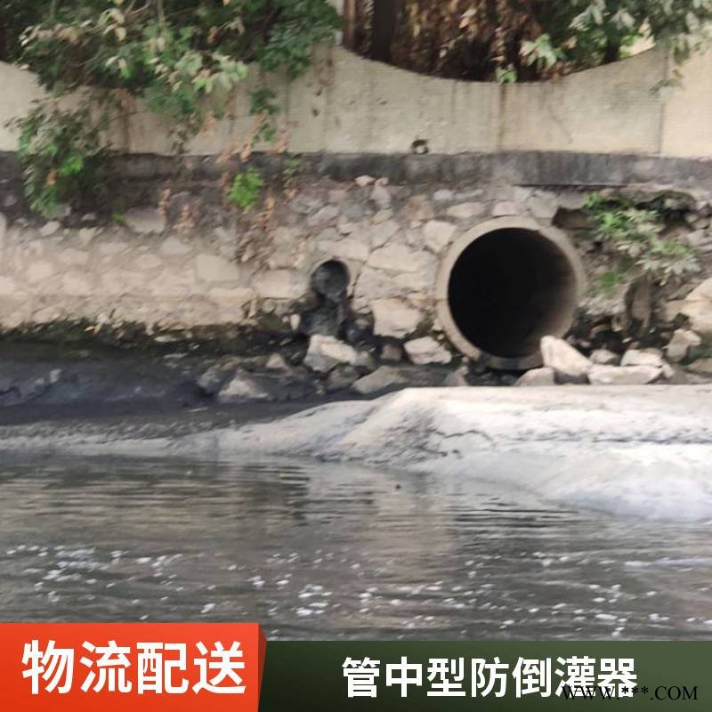 管中型防倒灌器红阀管中型法兰式止回阀污水防倒流管中型防倒灌器图1