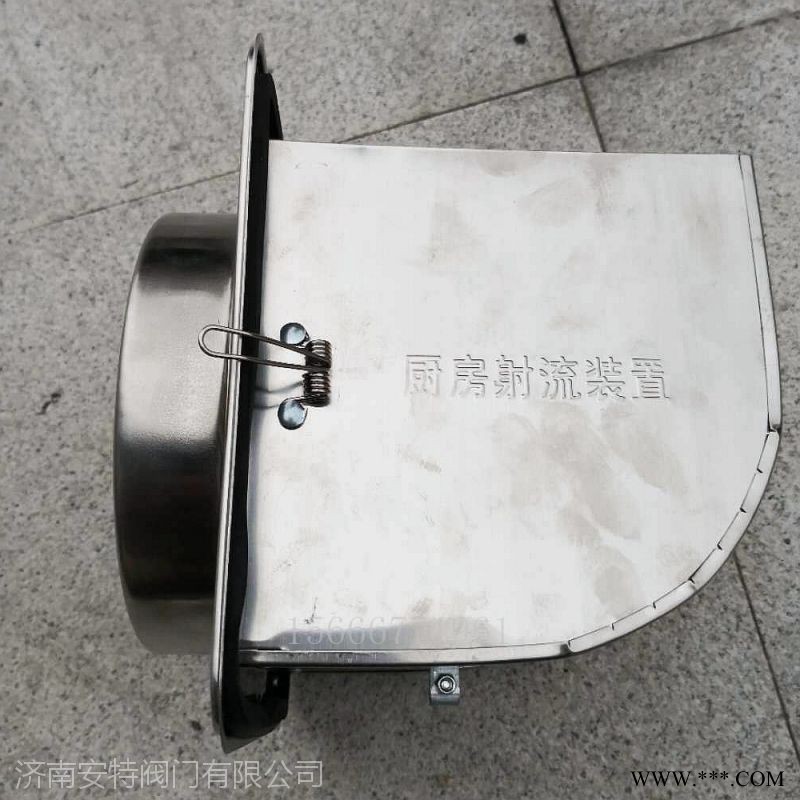 随州安特不锈钢烟道止回阀采购图1