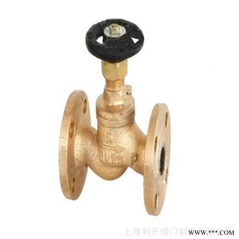 上海利兴阀门 CBM1076-81船用法兰式青铜海水 手动截止止回阀 非标可定做图1