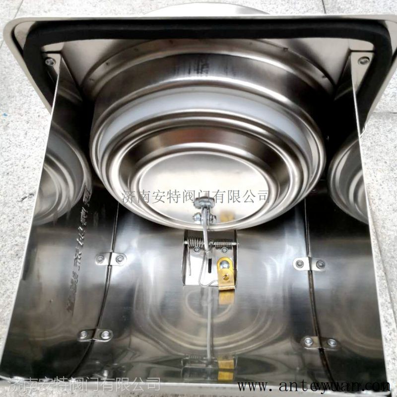 安特远牌厨房烟道160mm直径高密闭不锈钢防火烟道止回阀