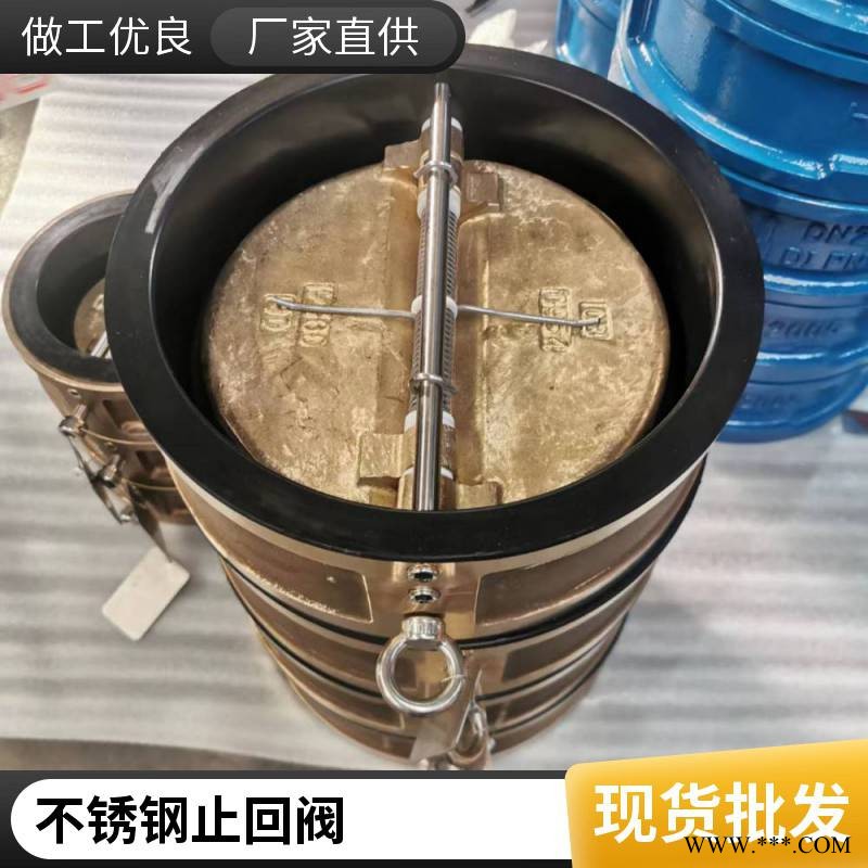 天津塘业HH46X-10C蝶型止回阀 可靠性高 密封性能好 方便保养图1