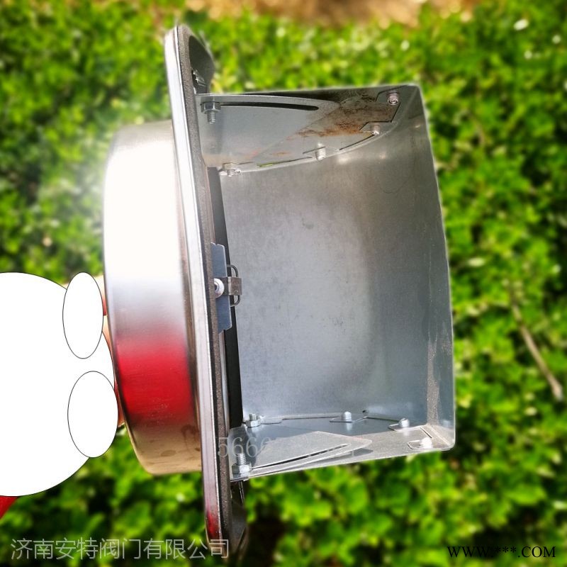 菏泽安特不锈钢烟道止回阀销售图1